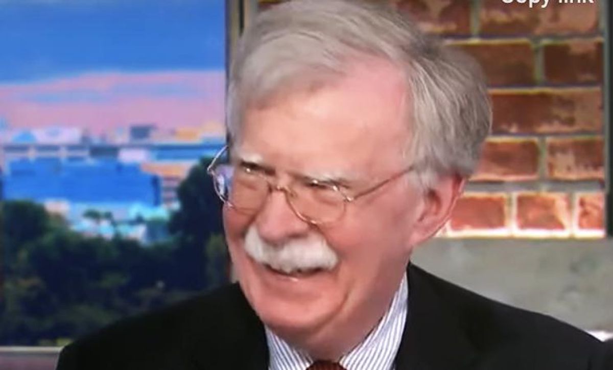 John Bolton bursts out laughing after hearing that Trump hoped he'd die of COVID