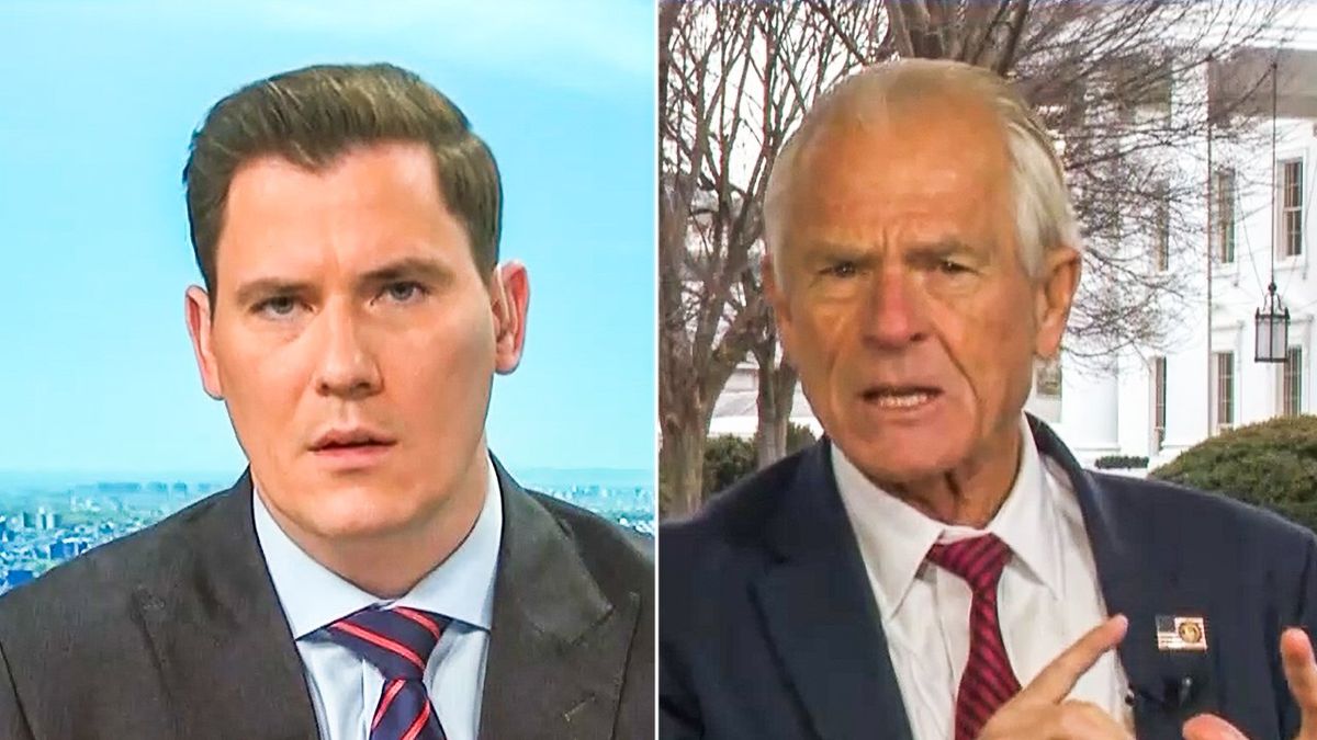 'Don't call it a war!' Peter Navarro snaps at Newsmax host over Trump's tariff price hikes