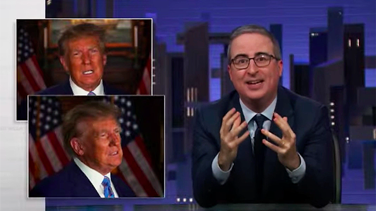 John Oliver mocks Trump's indictment-panic on display in a message to farmers