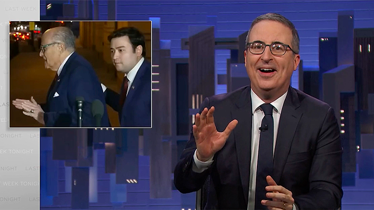 John Oliver ridicules Rudy Giuliani 