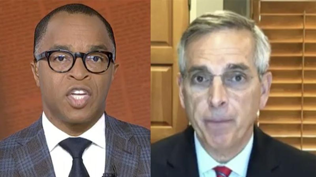 GOPer Raffensperger confronted after attempt to blame Stacey Abrams for Trump's election lies