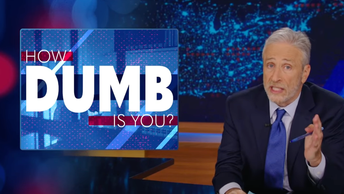 ‘How dumb is you?’ Jon Stewart schools Sen. Robert Menendez on Senate's 'legal corruption'