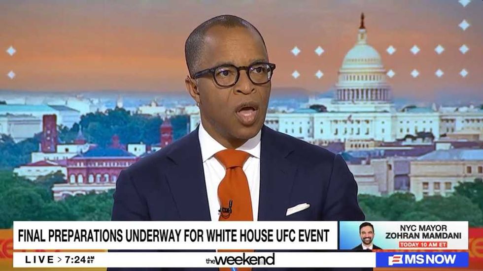 'This has never happened': News host alarmed by 'highly unusual' detail of Trump UFC event