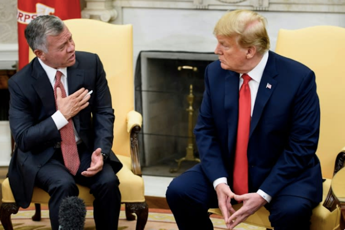 Jordan king set for tense Trump talks over Gaza