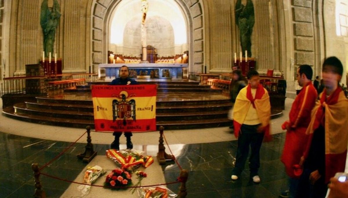 Spain exhumes remains of fascist party founder