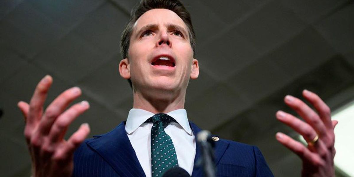 Gop Josh GOP senator Josh Hawley accused of only visiting home 'six times a year ...