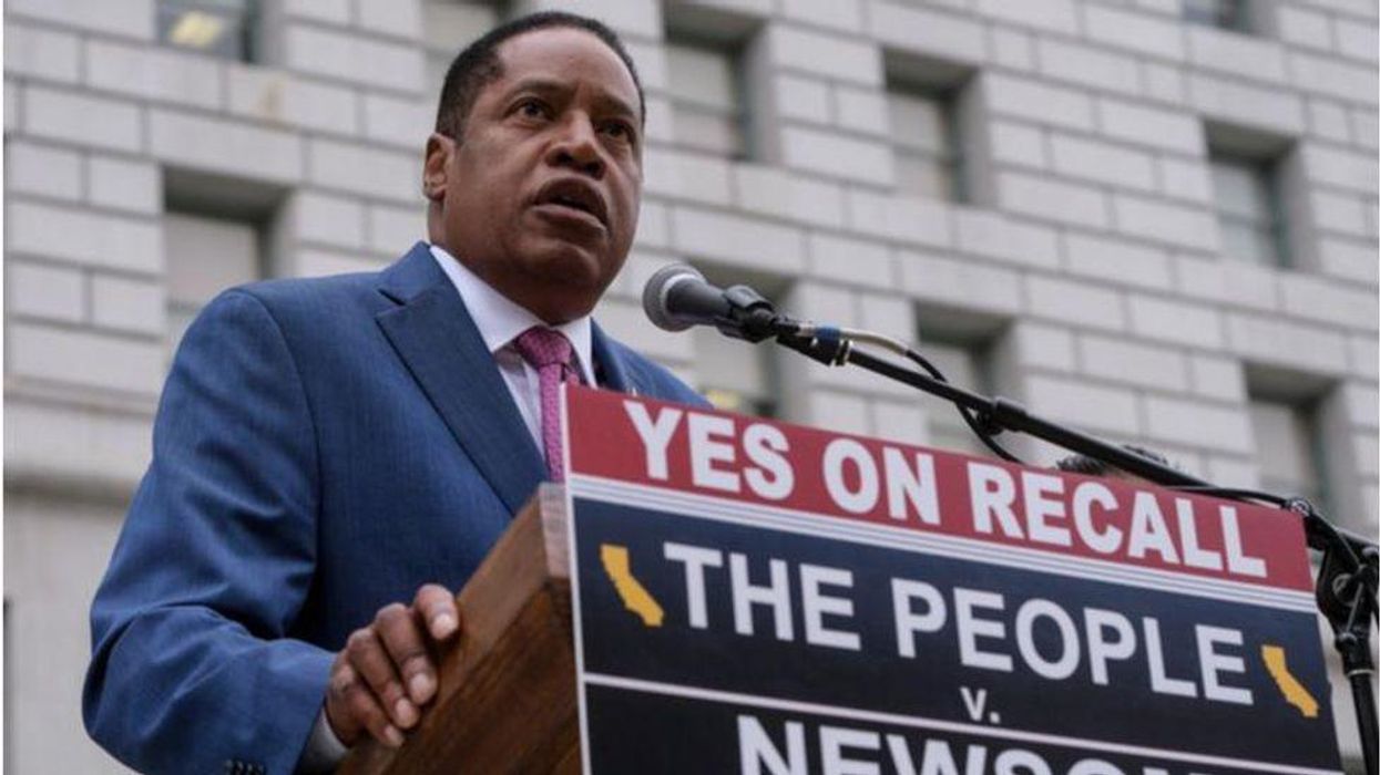 Larry Elder's campaign pushed a 'voter fraud' website -- and it plagiarized from an old Lin Wood election rant
