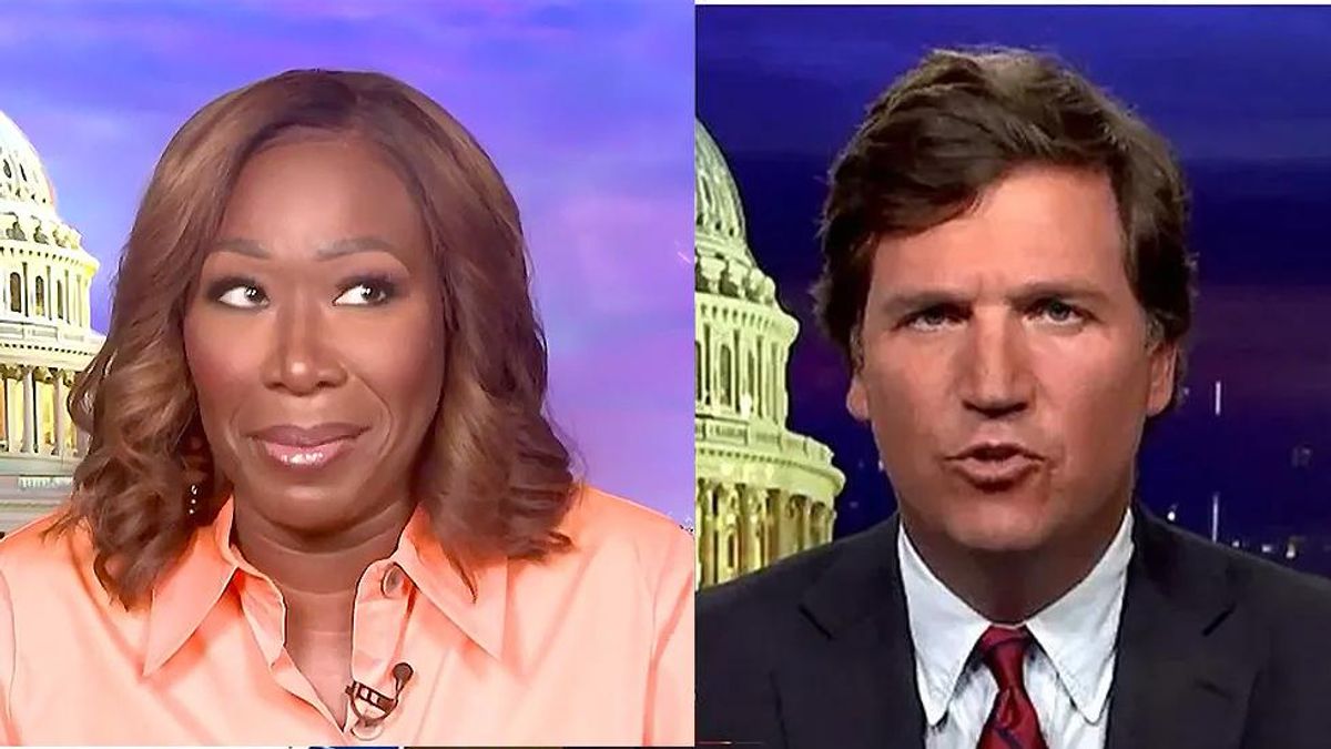 Joy Reid and Tucker Carlson