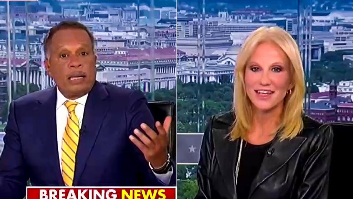 'Come on!' Kellyanne Conway desperately begs Juan Williams to ignore Trump's unstable rant