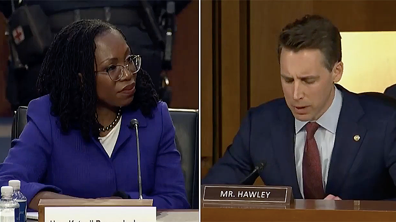 Judge Ketanji Brown Jackson josh hawley