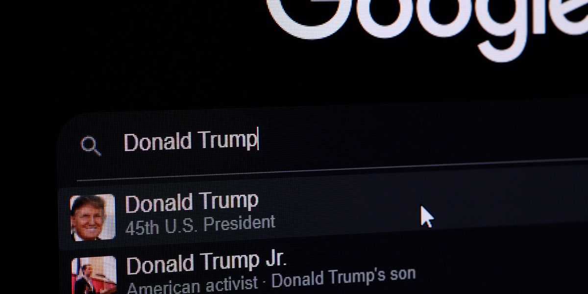 Trump's attempting to overtake your Google searches with latest proposal: report