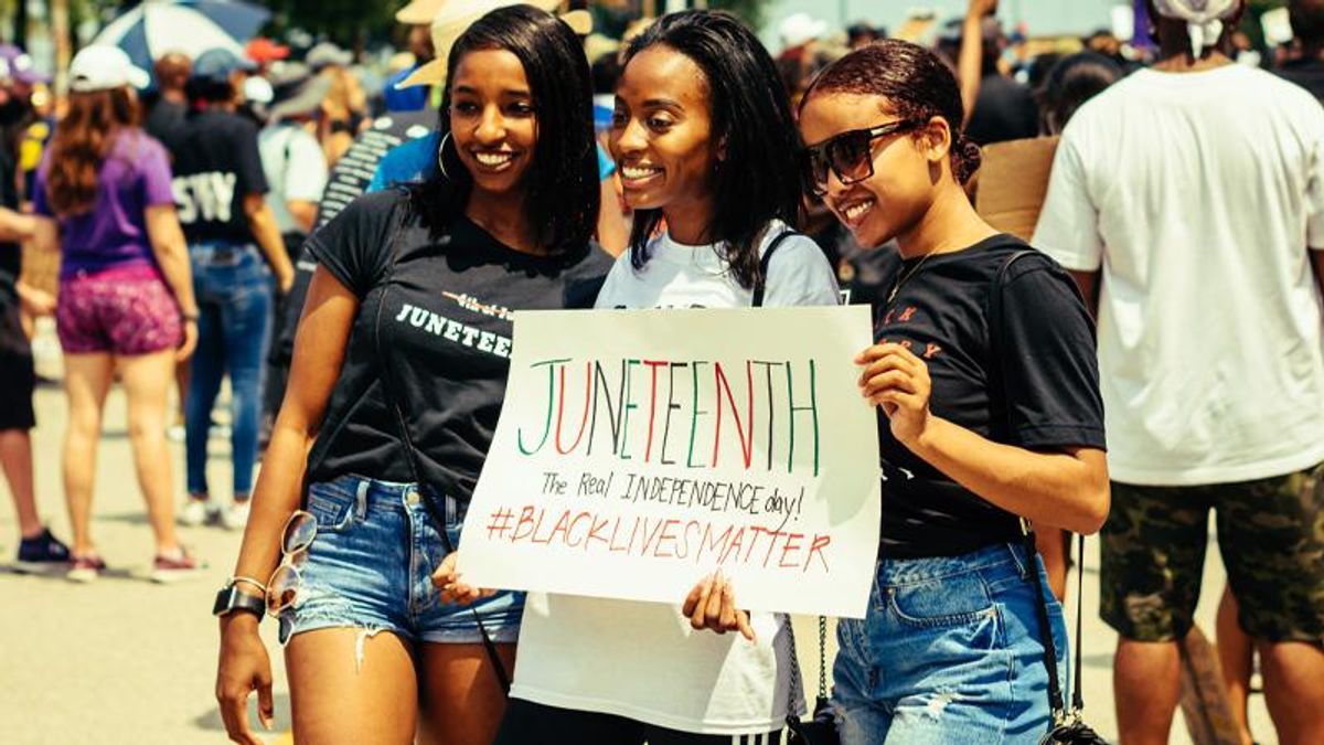 Juneteenth-mocking pool party costs New York woman ‘Landmark Society’ position