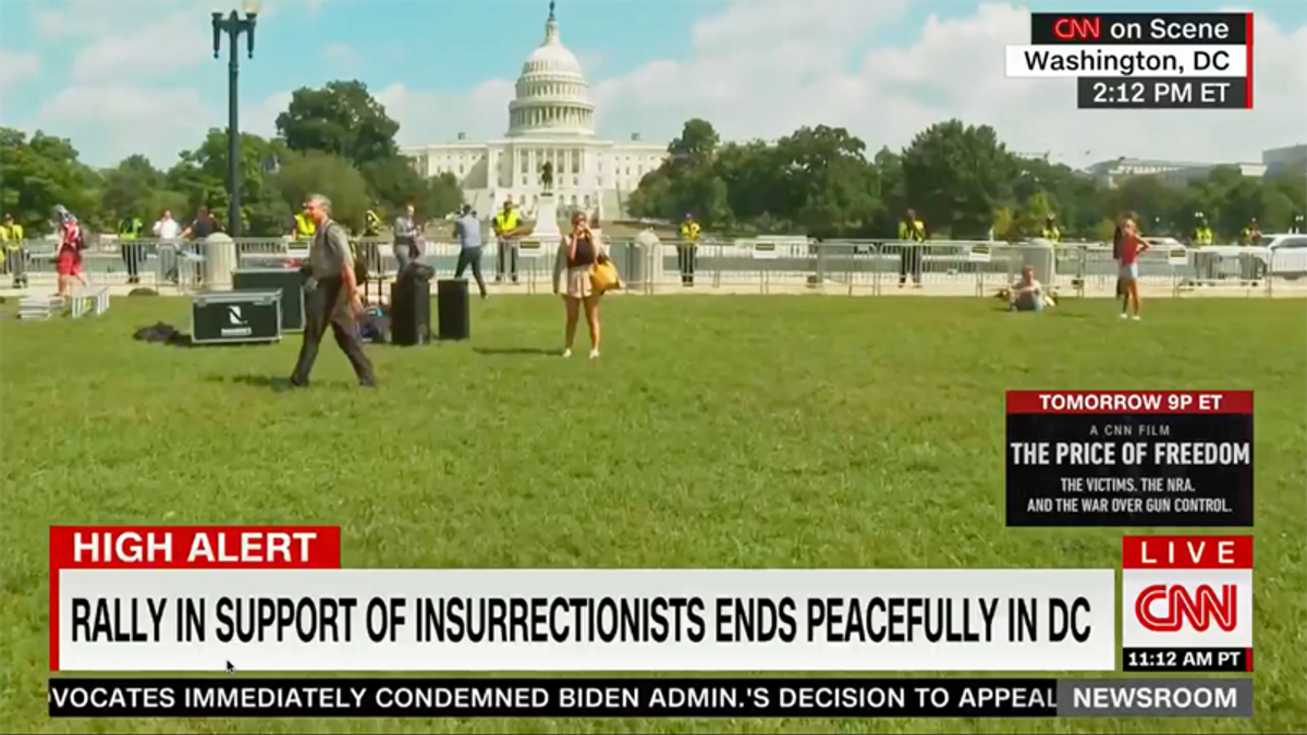 Insurrection supporters blame Trump after 'Justice for J6' rally flopped