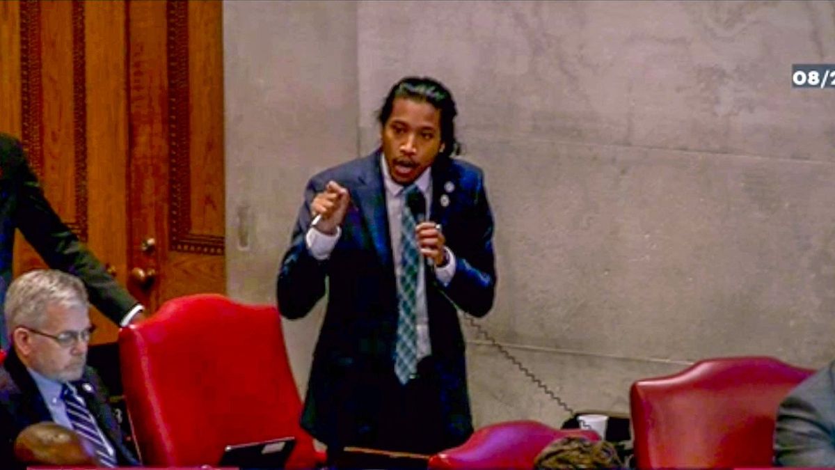 'White supremacy is not a mental health issue': Justin Jones scolds GOP after Jacksonville shooting