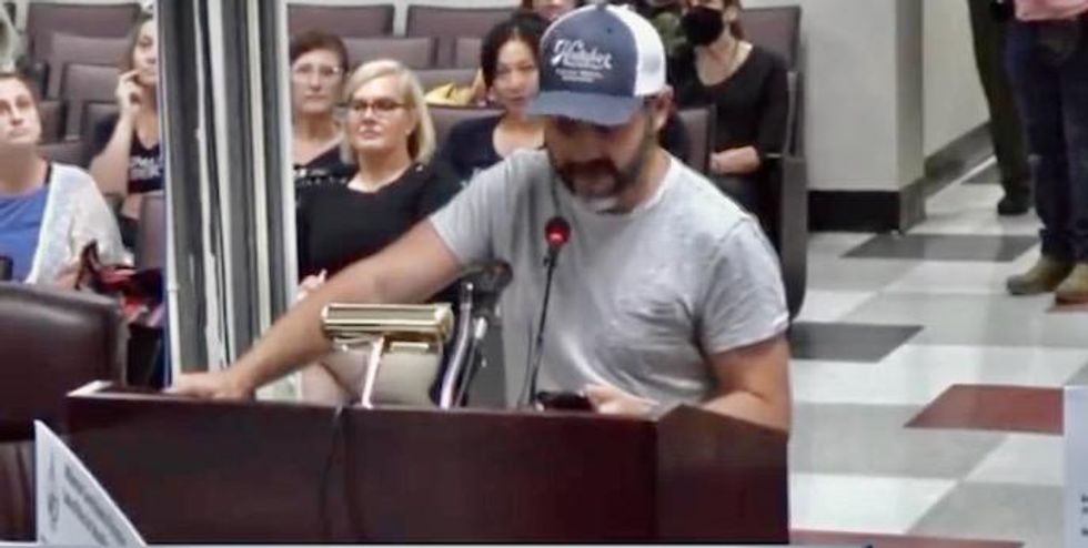 5 year old’s ‘Hero’ dad blasts protesting parents: Opposing masks ‘isn’t in the Bible but taking care of others is’