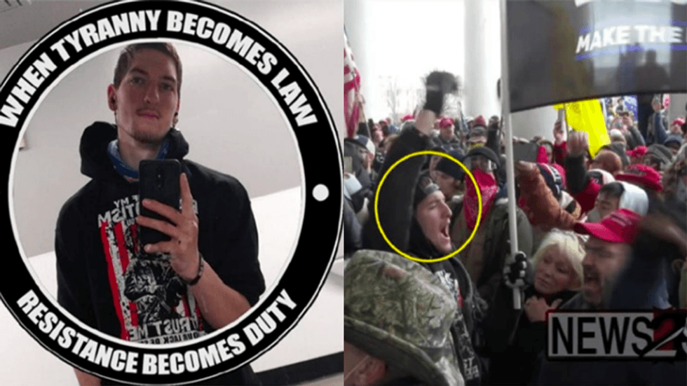 FBI nabs Trump supporter who brought 'Make Liberals Cry' flag to the Capitol riot