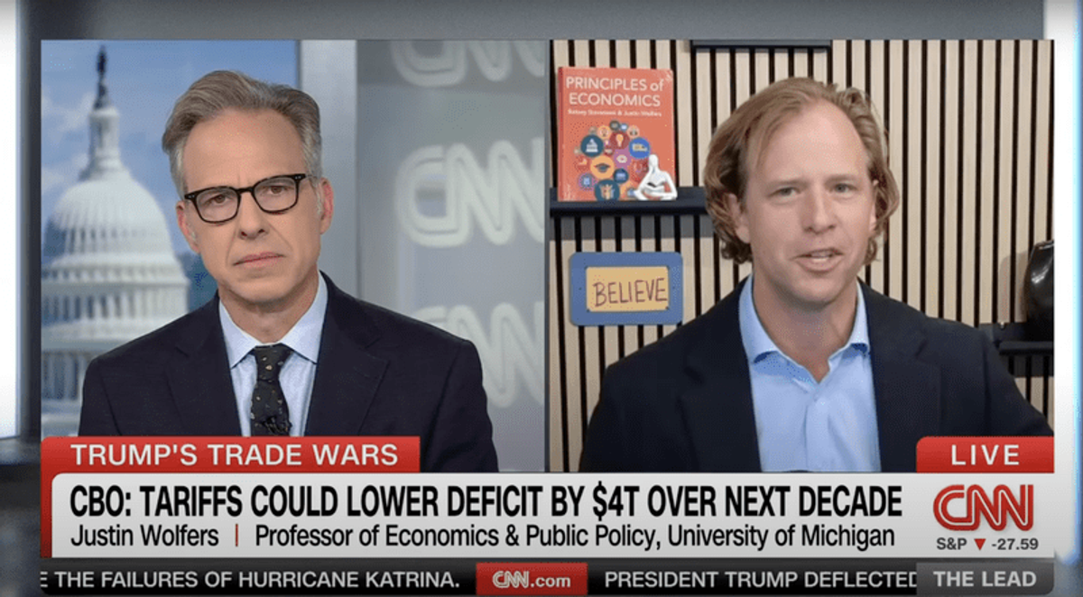 'No chance': Economist scoffs at CBO's eyebrow-raising new Trump tariff projection