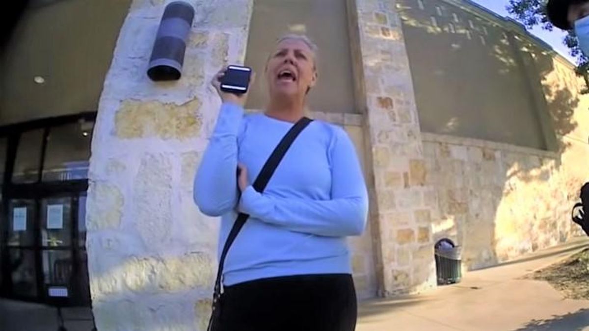WATCH: Mask-hating Texas school board candidate rants about being 'a woman of God' after getting kicked out of Nordstrom