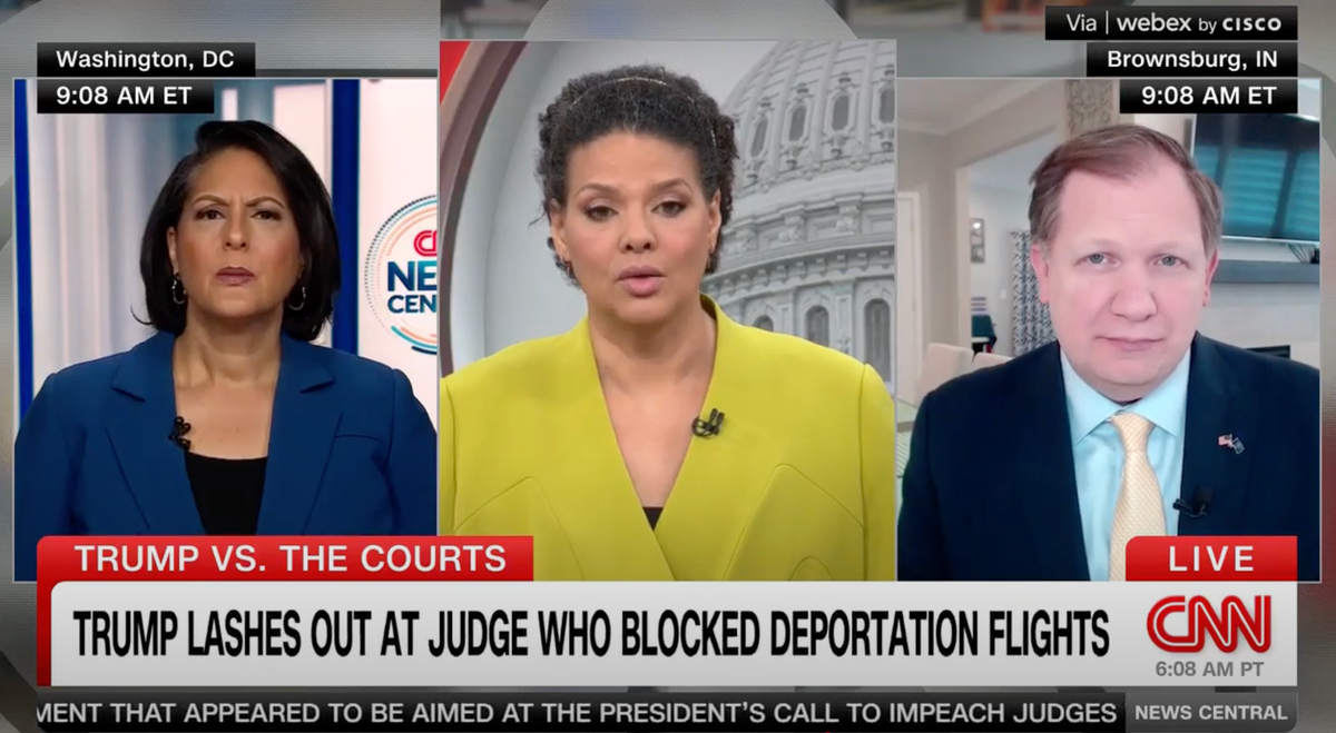 'Does that make it right?' CNN anchor puts ex-GOP insider on the spot over new Trump moves