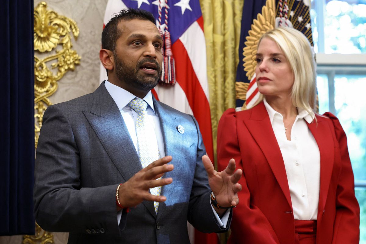 Kash Patel and Pam Bondi