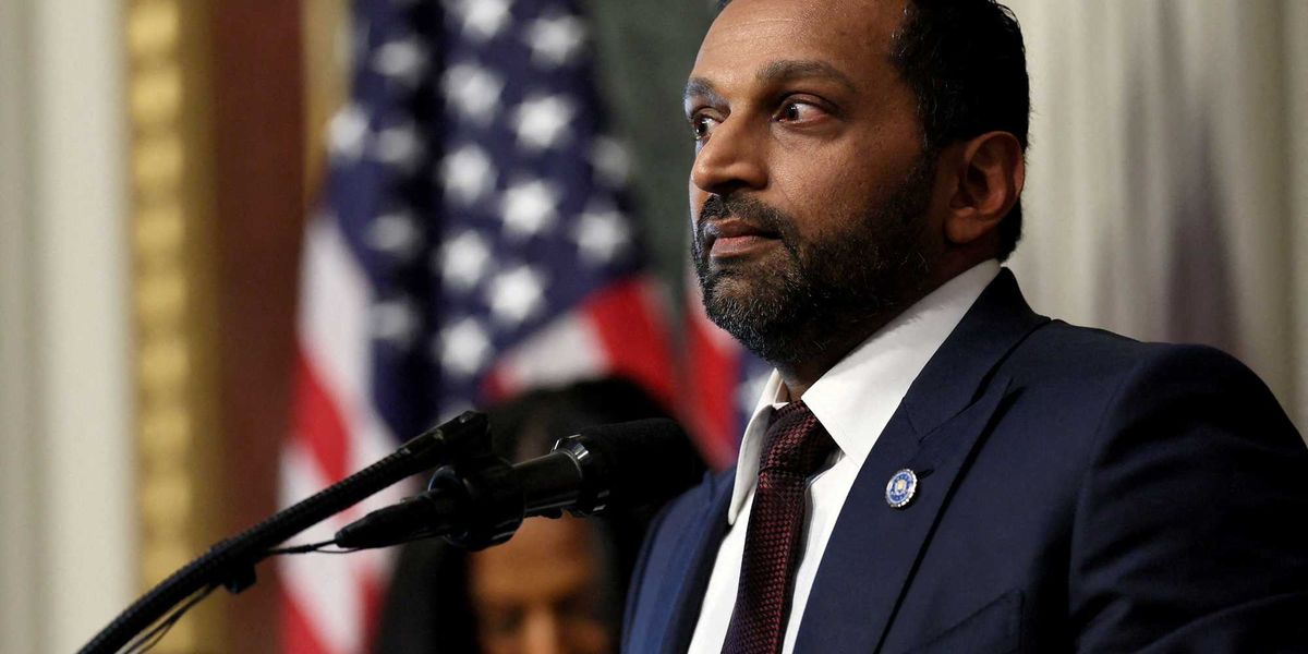 'He's been at the Strait of Vermouth': Observers mock Kash Patel over new raving 'memo'