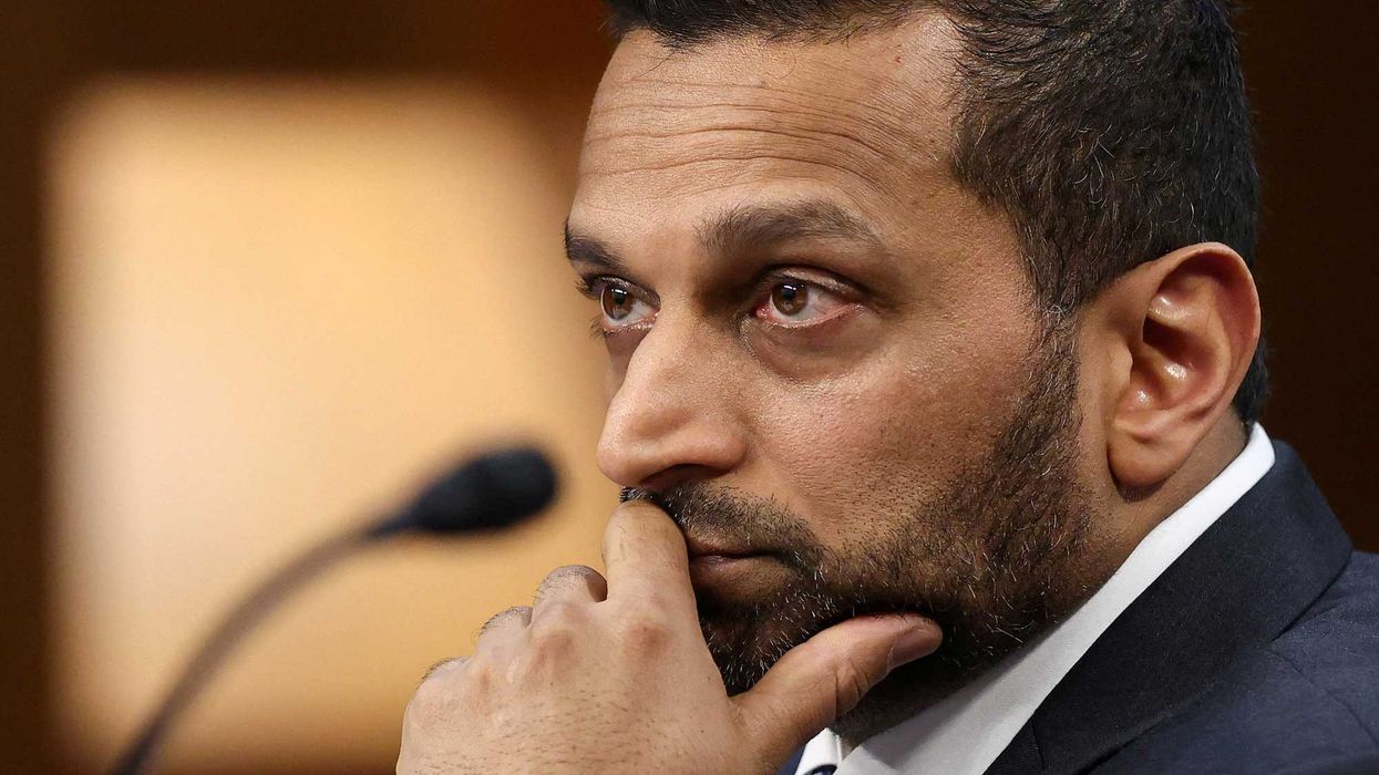 Kash Patel's girlfriend sues MS NOW over 'hogwash' reporting