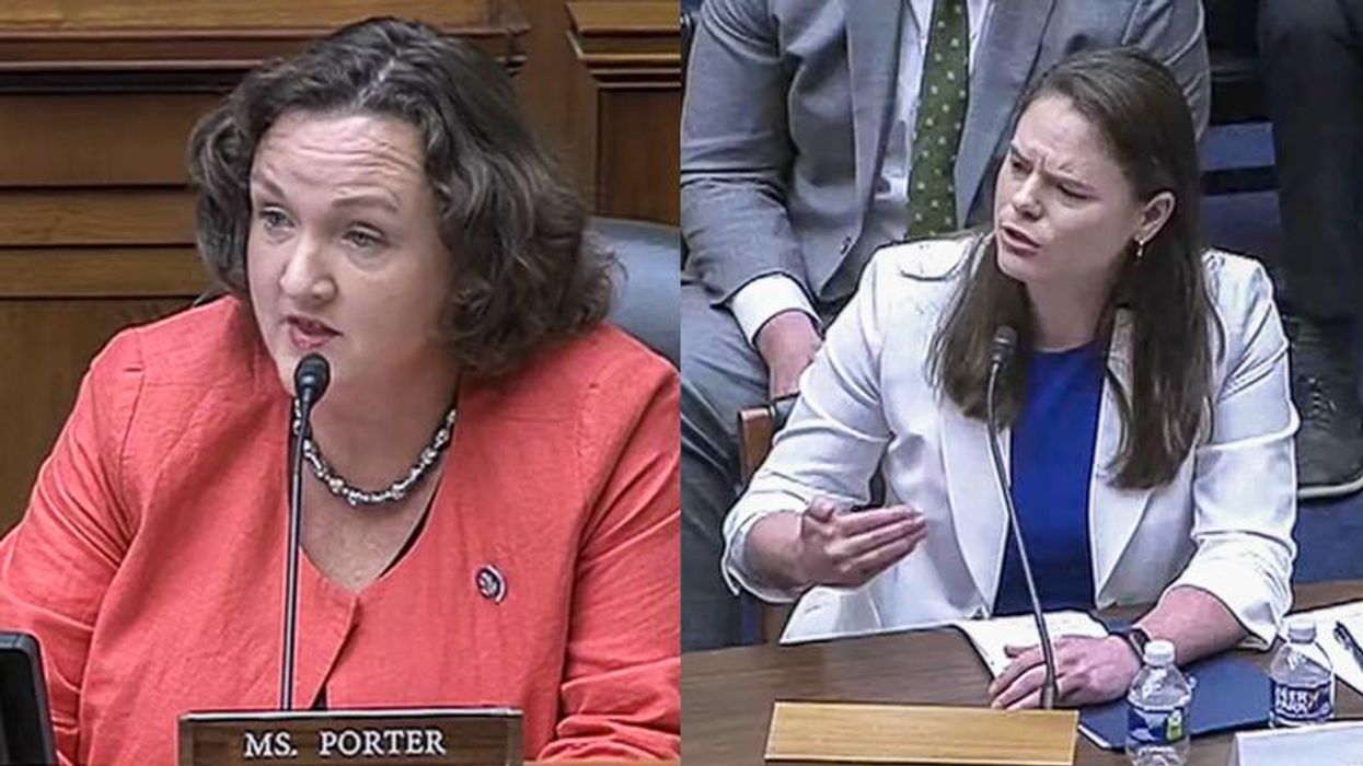 'How dare you?' Katie Porter clashes with Republican witness at gun violence hearing