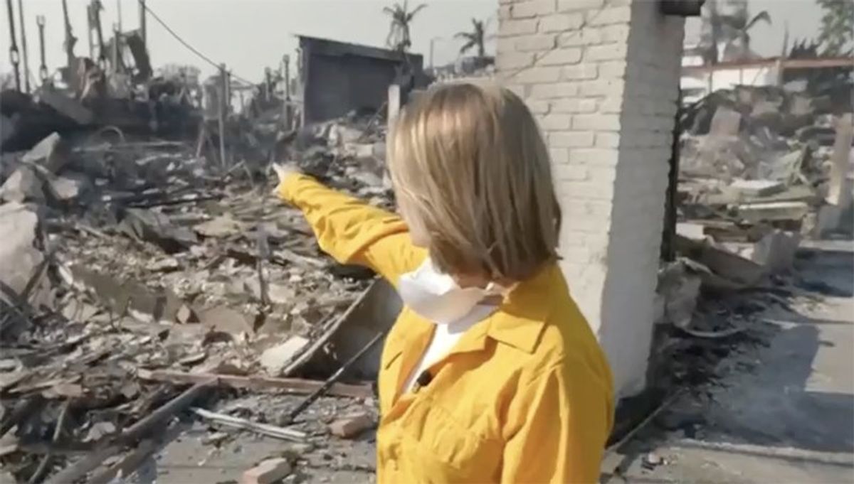 'It's all gone': MSNBC host tours remains of her fire-ravaged LA elementary school