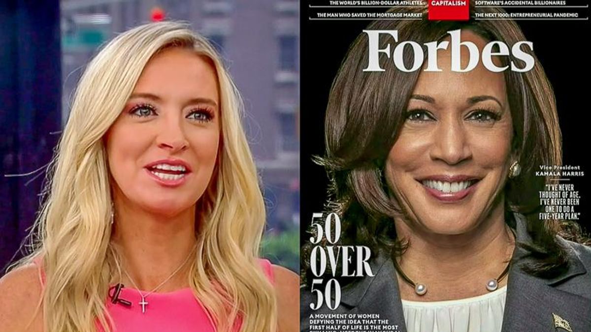 Kayleigh McEnany bellyaches after Forbes puts Kamala Harris on magazine cover but not Ivanka Trump