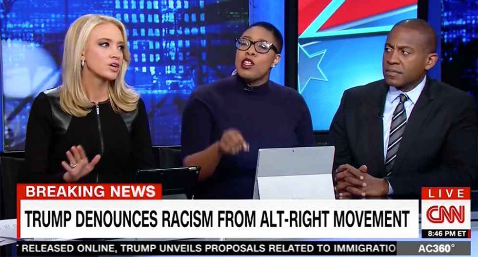 CNN panel blows up at Kayleigh McEnany for denying Trump's role in emboldening white nationalists