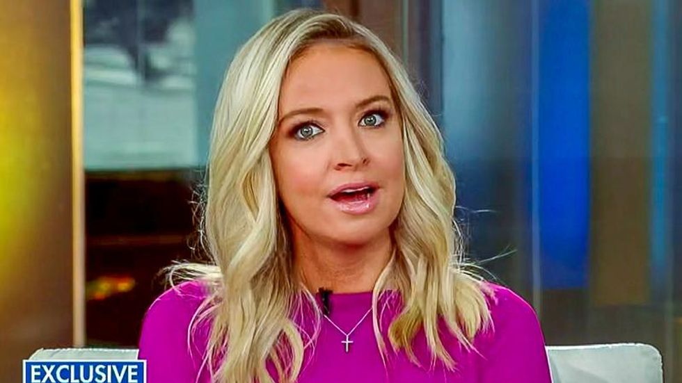 kayleigh mcenany pink dress Fox News star Kayleigh McEnany announces she's pregnant live on air | The US Sun