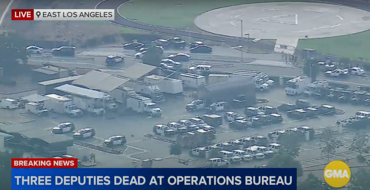 Three deputies reported killed in explosion at LA County Sheriff's facility