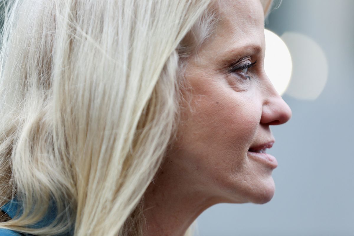 Kellyanne Conway shades her ex-husband in a strange rant about Trump foe