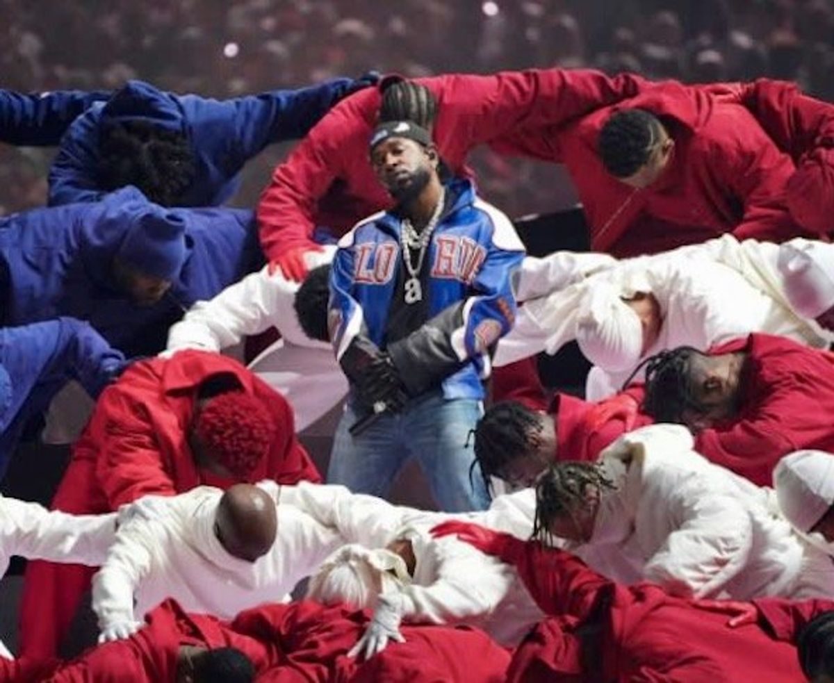 Kendrick Lamar brings viral diss track to Super Bowl stage