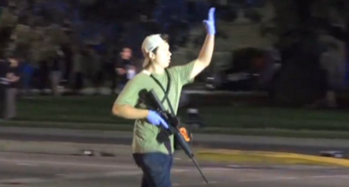 Charlie Kirk claims liberals 'hunt you down in the streets' after Kyle Rittenhouse protest