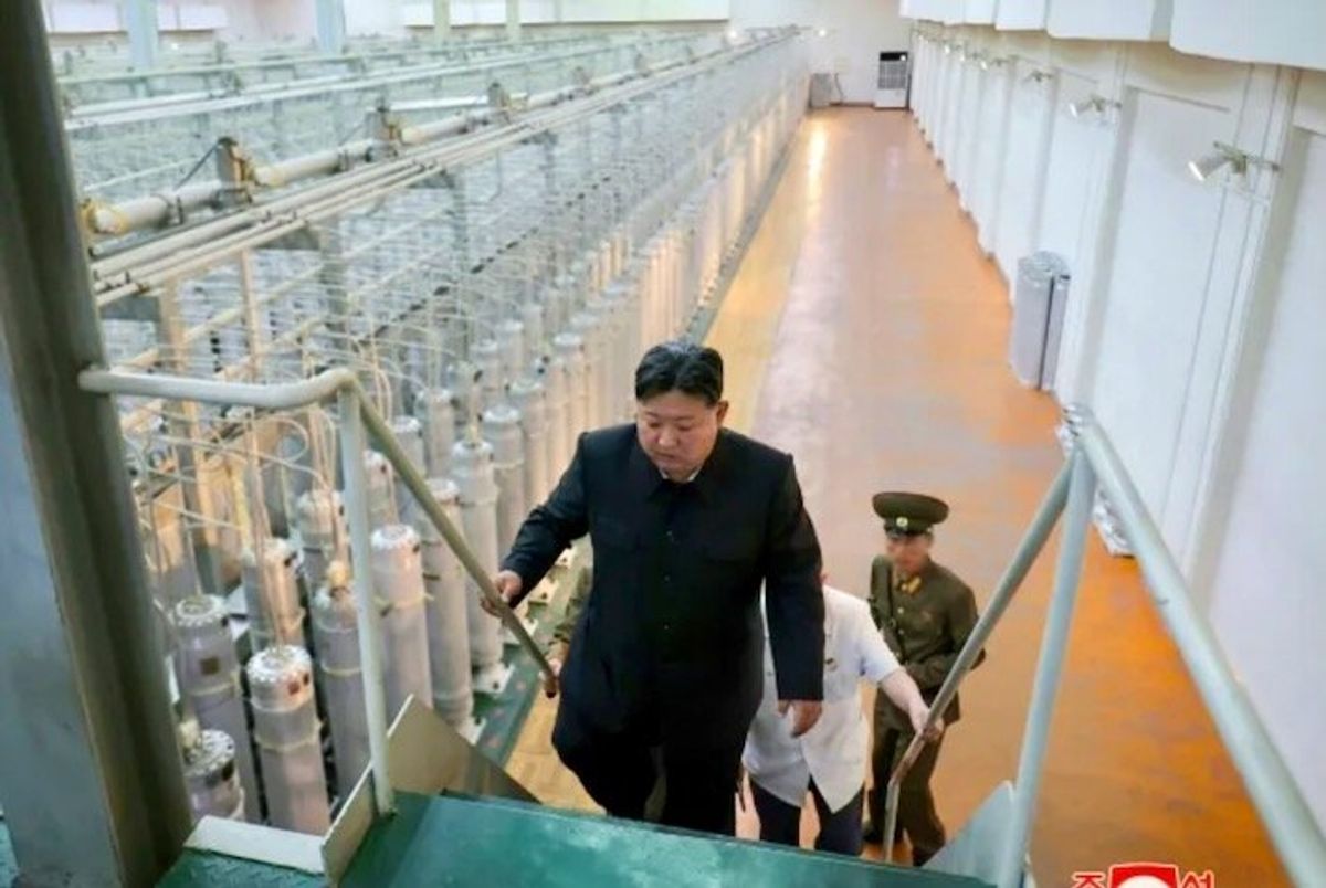 North Korea releases images of uranium enrichment facility for first time