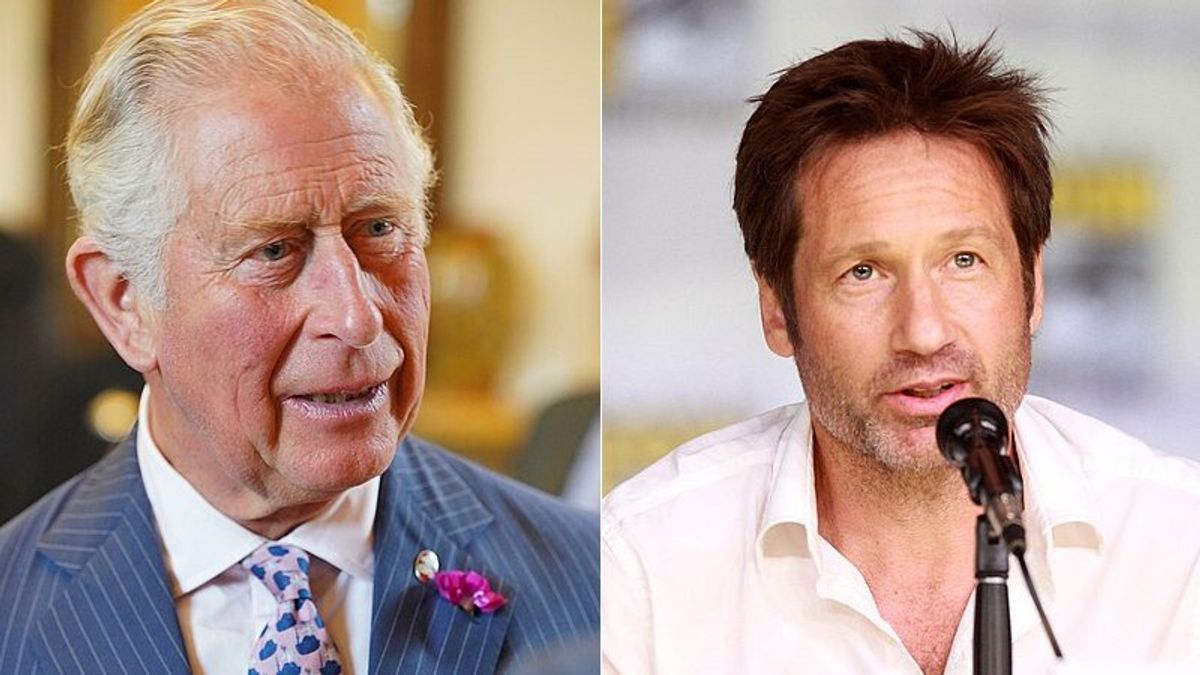 David Duchovny tells The View he once had to explain a sexual term to King Charles