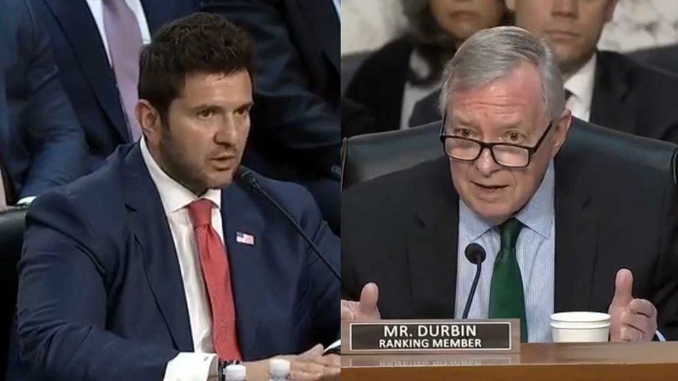 'Say something!' Trump nominee floors Dem after calling cops 'dumb as dirt'