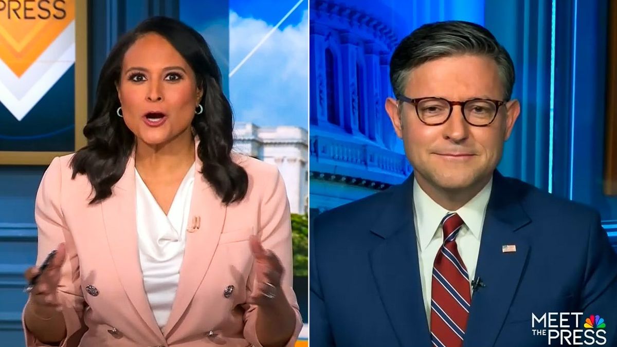 NBC host to Mike Johnson: 'Do you only believe the CBO when a Dem is president?'