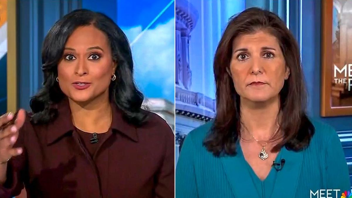 'You don't have any evidence': NBC host confronts Nikki Haley for blaming Biden for Hamas attack