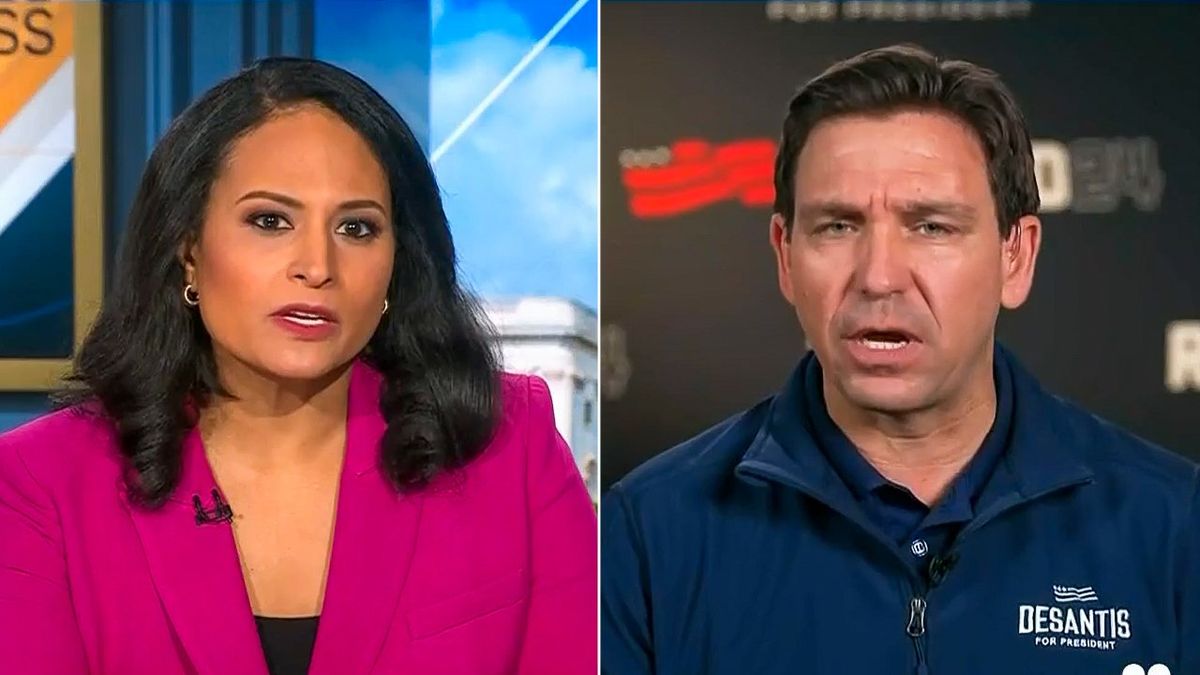 'Excuse me!' DeSantis gets testy when asked to condemn Trump calling opponents 'vermin'