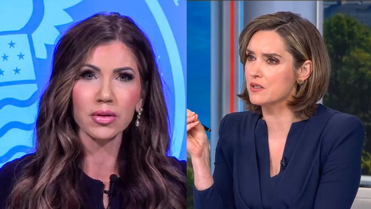'How can you justify it?' CBS host grills Kristi Noem on masked officers