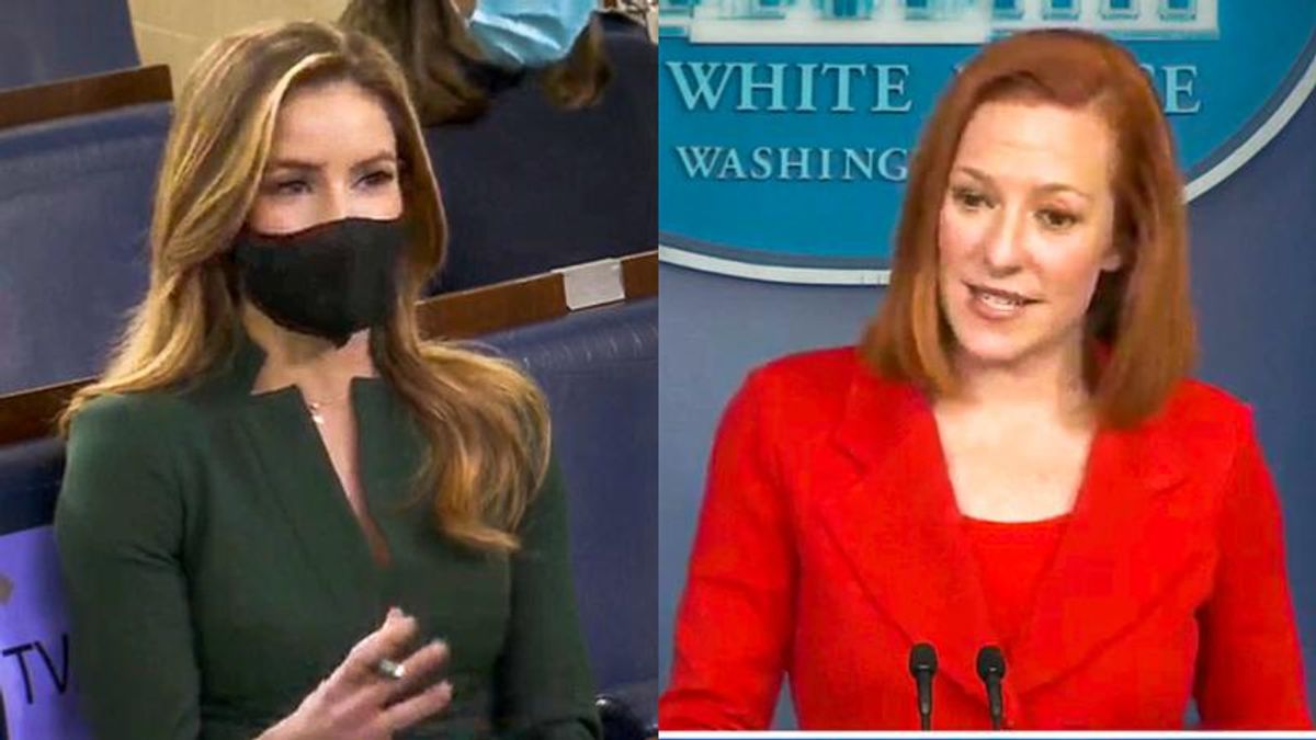 WATCH: Jen Psaki comes prepared for Fox News reporter's Dr. Seuss question
