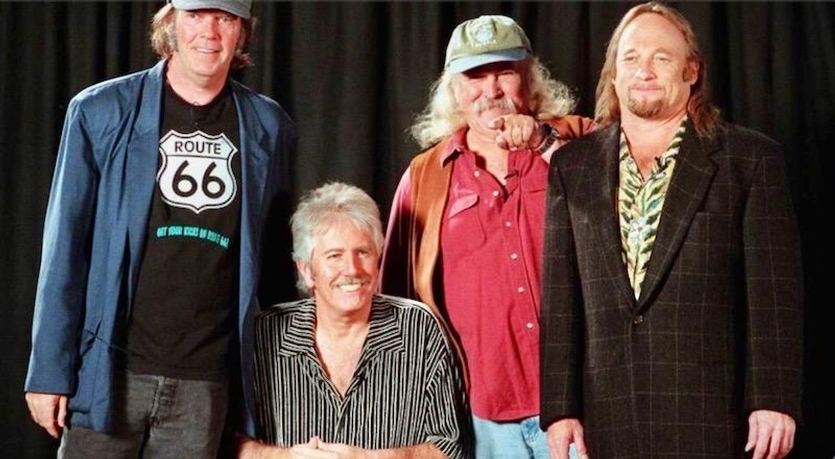 Neil Young drops rift to praise Crosby as 'soul' of CSNY