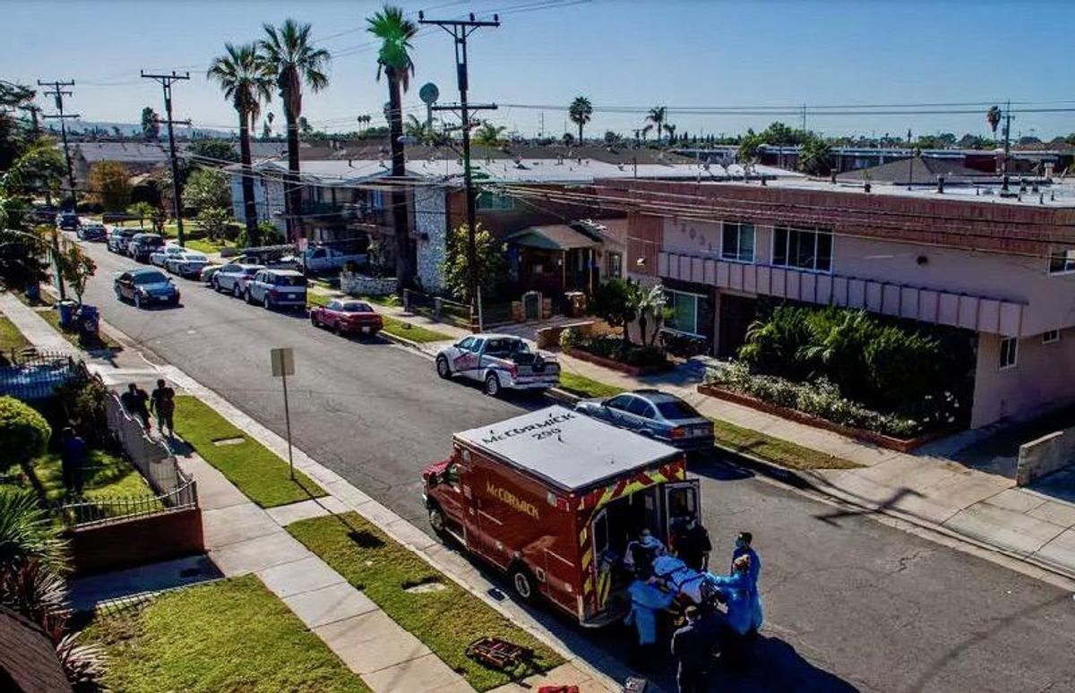 LA ambulances stop transporting some patients due to Covid strain