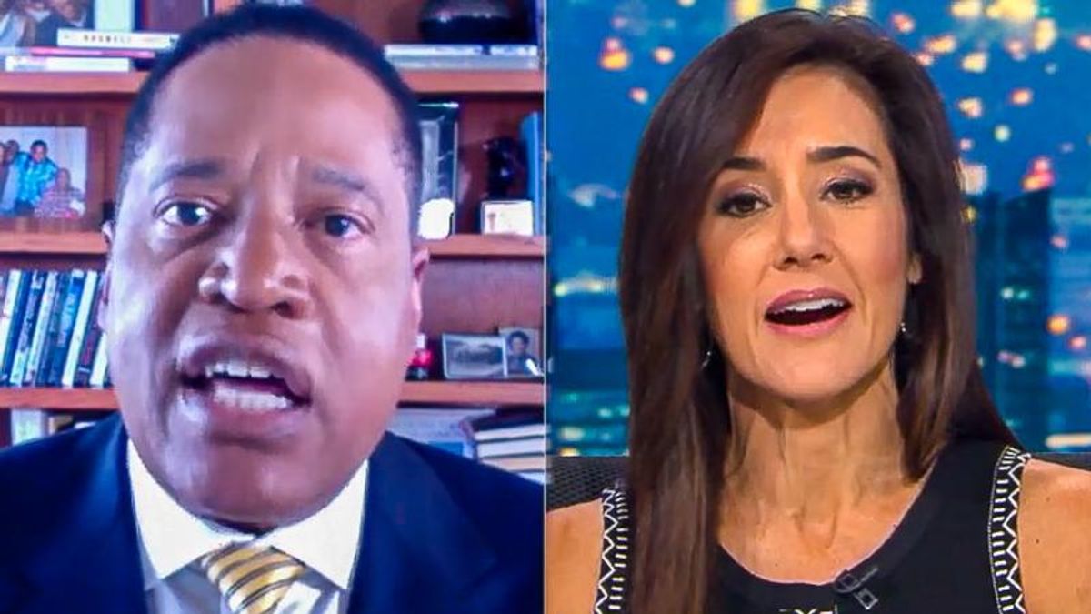 'My mother was a female': Larry Elder explodes at news anchor after she asks about his 'anti-women' remarks