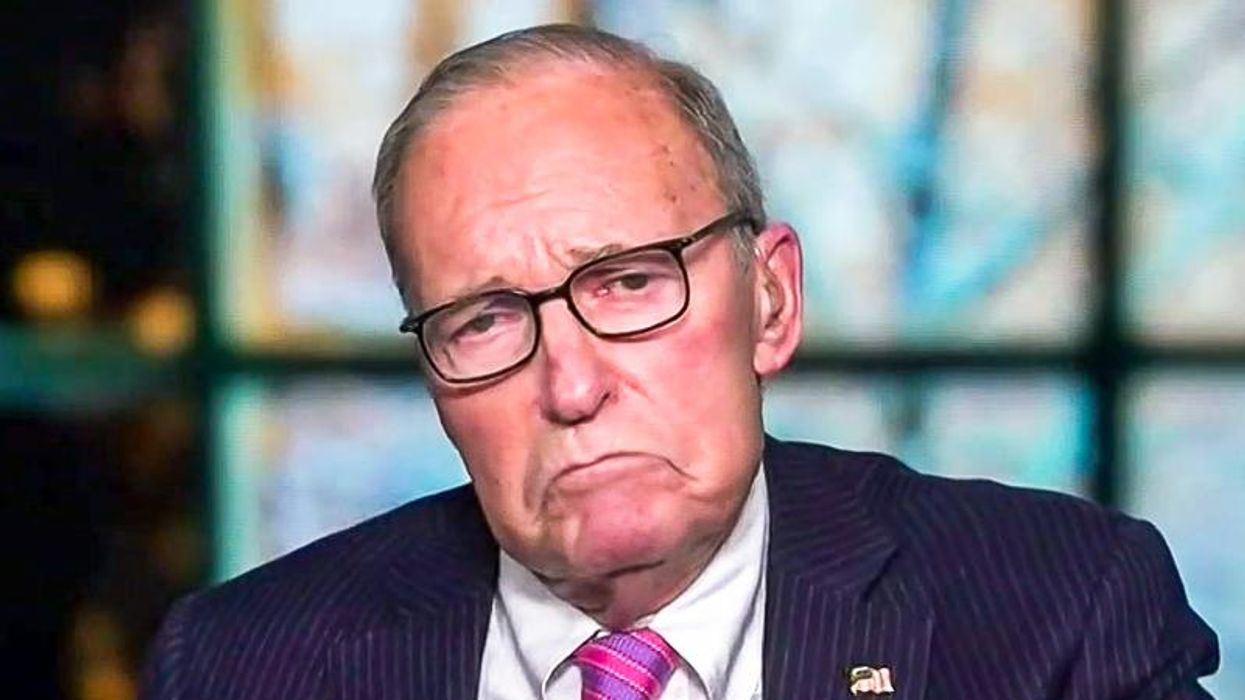 Larry Kudlow trashes Kamala Harris in expletive-filled hot mic outburst on Fox News