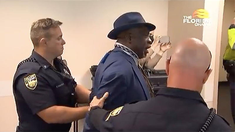 Ben Frazier, a Jacksonville activist arrested