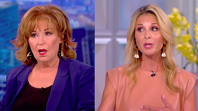 Joy Behar and Elizabeth Hasselbeck