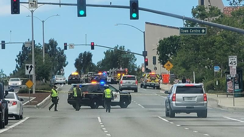police outside of Geneva Presbyterian Church. 